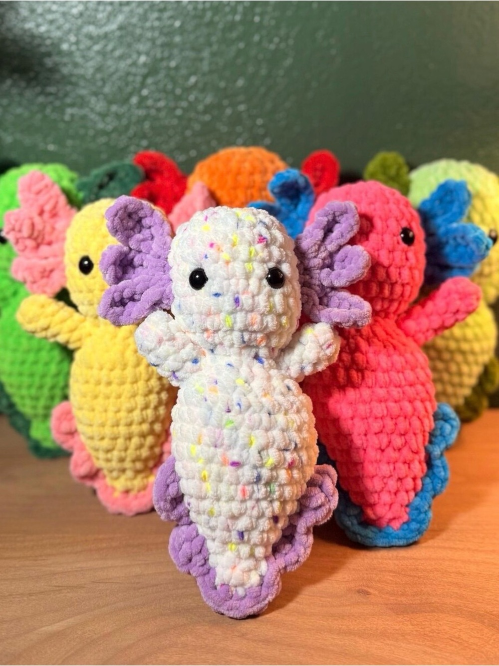 Crochet Axolotl Plushie-